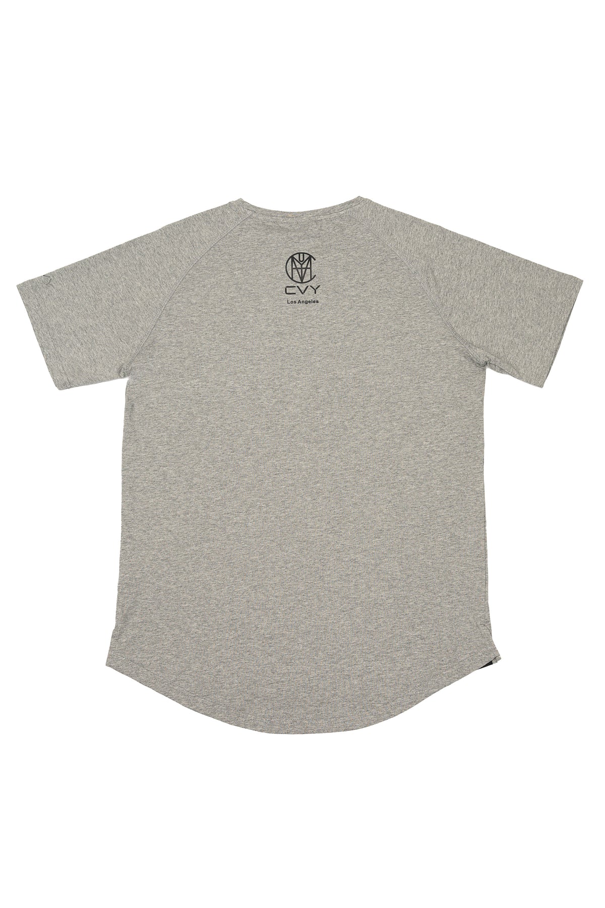 CRKSOLY. Men Gray Cotton-Elastic Tee, product photo 5