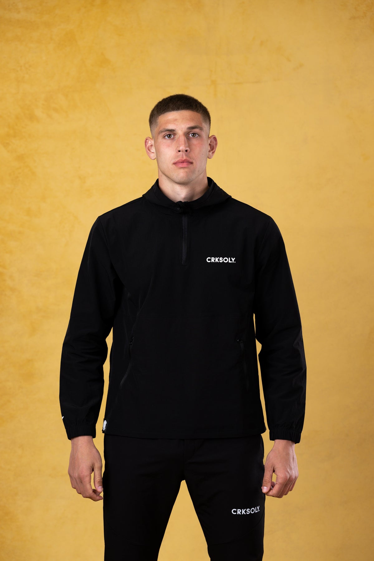 FBL. Men Black Windbreaker Jacket, product photo 1