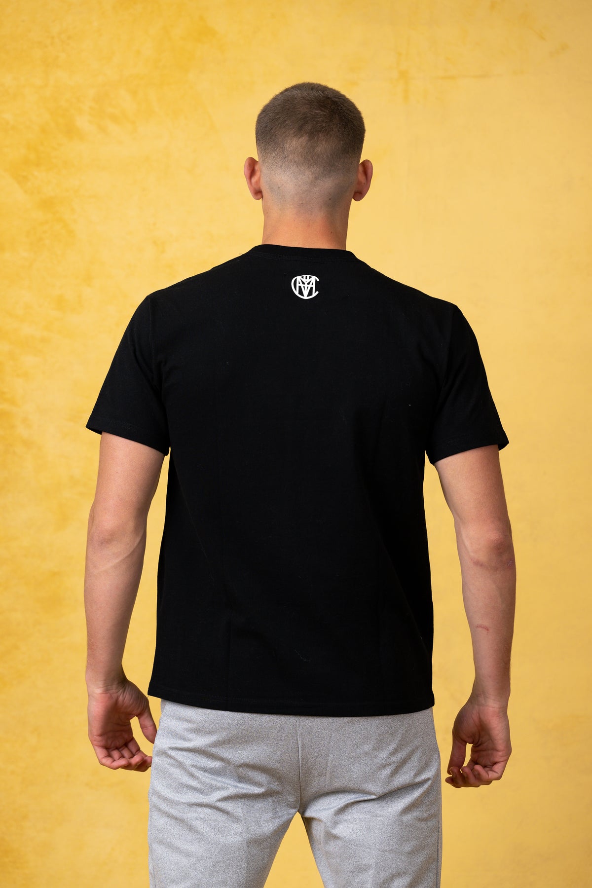 CVYLA Men Black T Shirt, product photo 6