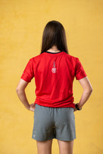 CRKSOLY. Youth Red Training Top