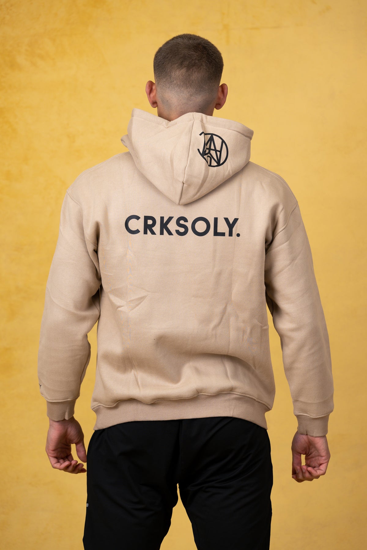 CRKSOLY. JUST A KID. Sand Hoodie, product photo 6
