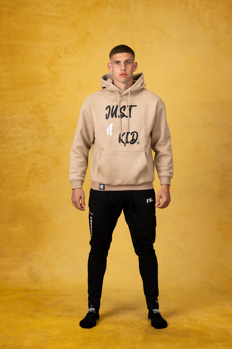 CRKSOLY. JUST A KID. Sand Hoodie