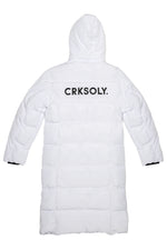 CRKSOLY. White Ice Parka
