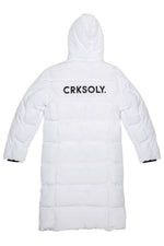 CRKSOLY. White Ice Parka