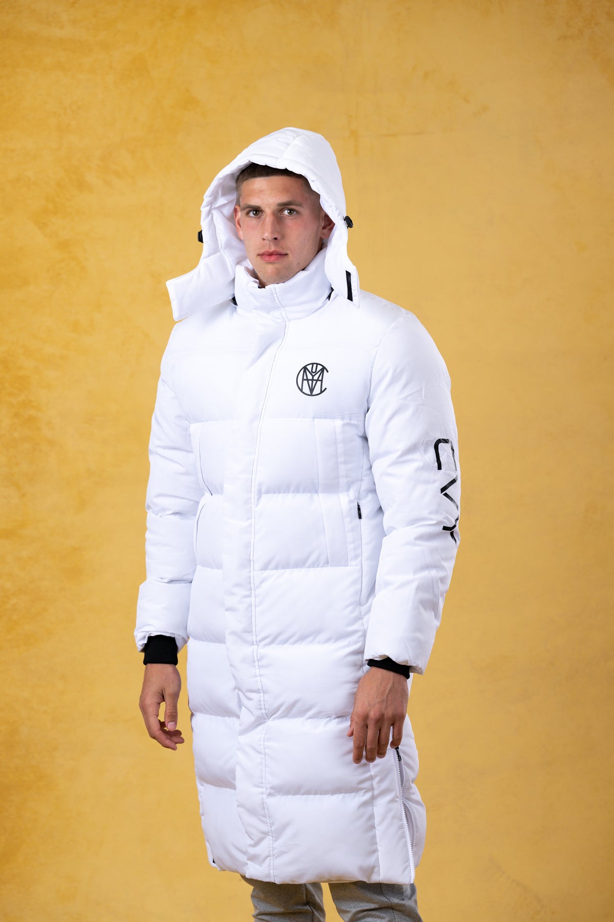 CRKSOLY. Men White Ice Parka, product photo 6