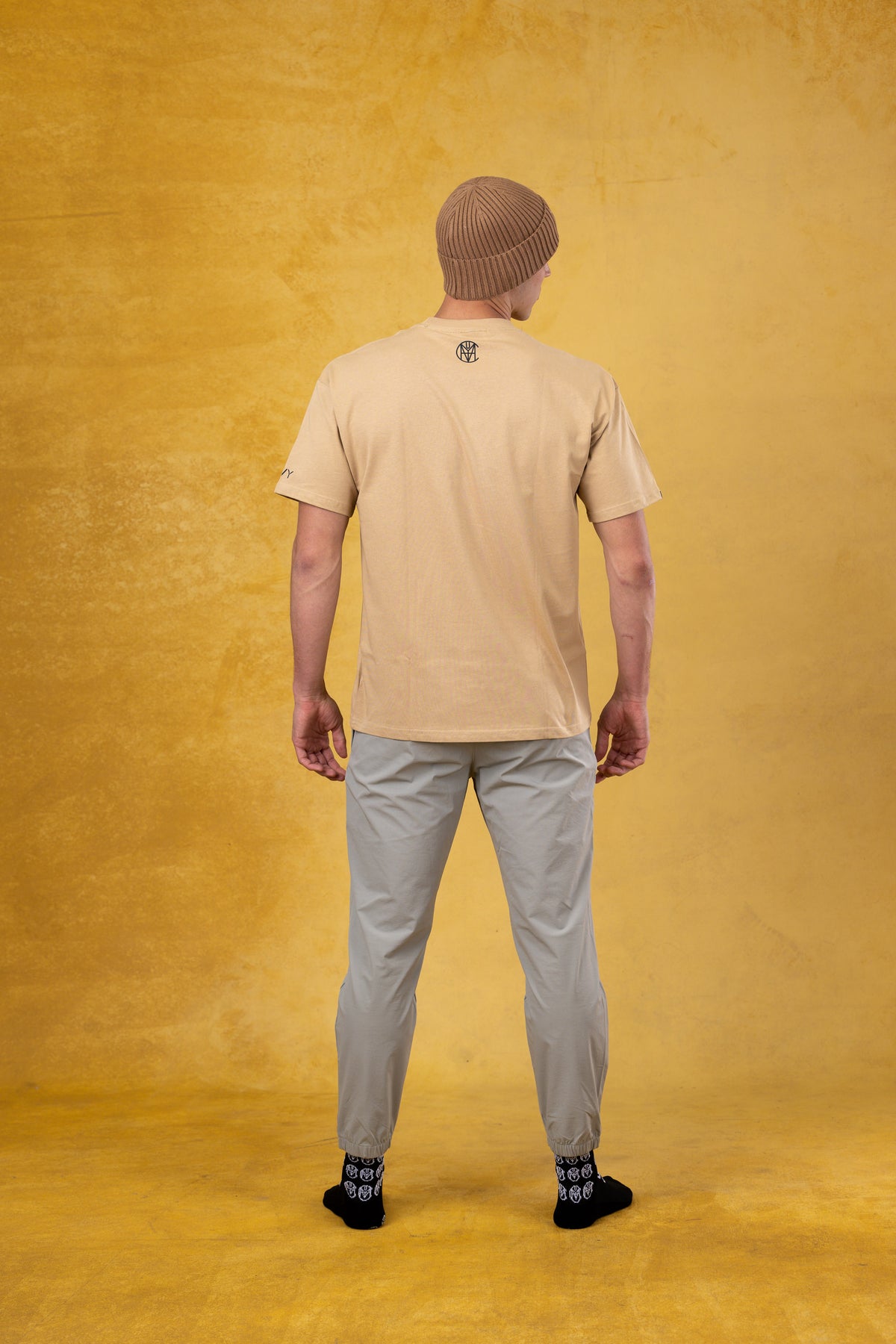 CRKSOLY. Men Tan Windbreaker Pants, product photo 7