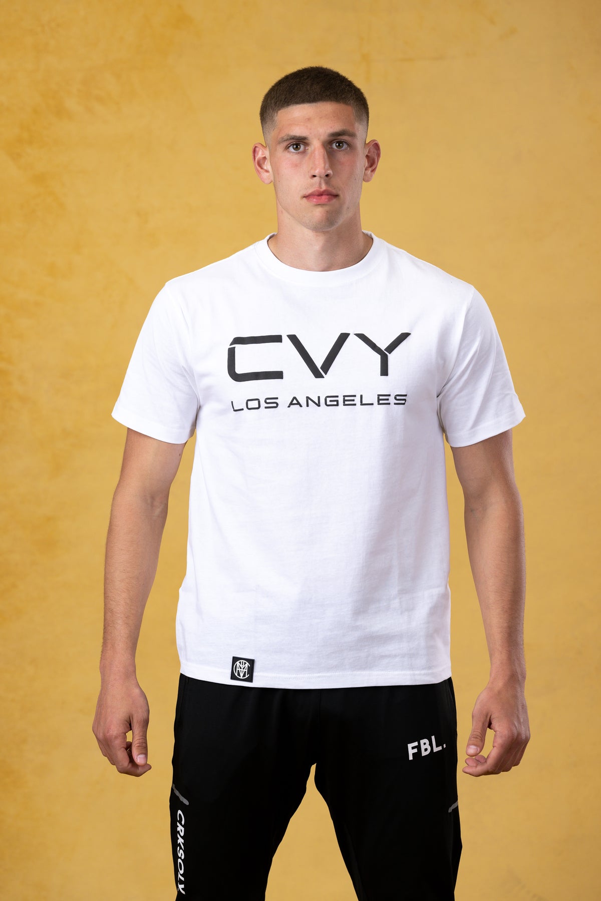 CVYLA Men White T Shirt, product photo 1