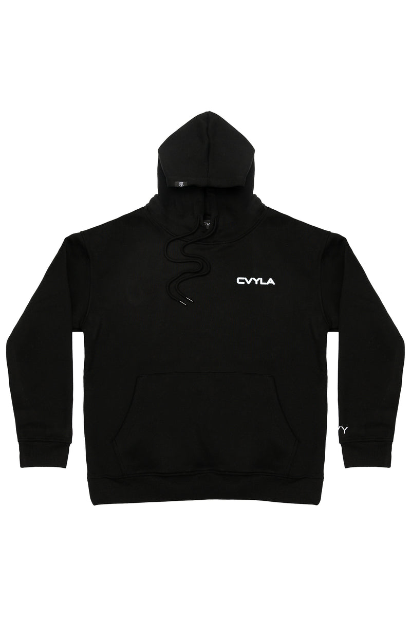 CVYLA Blurred Black Hoodie