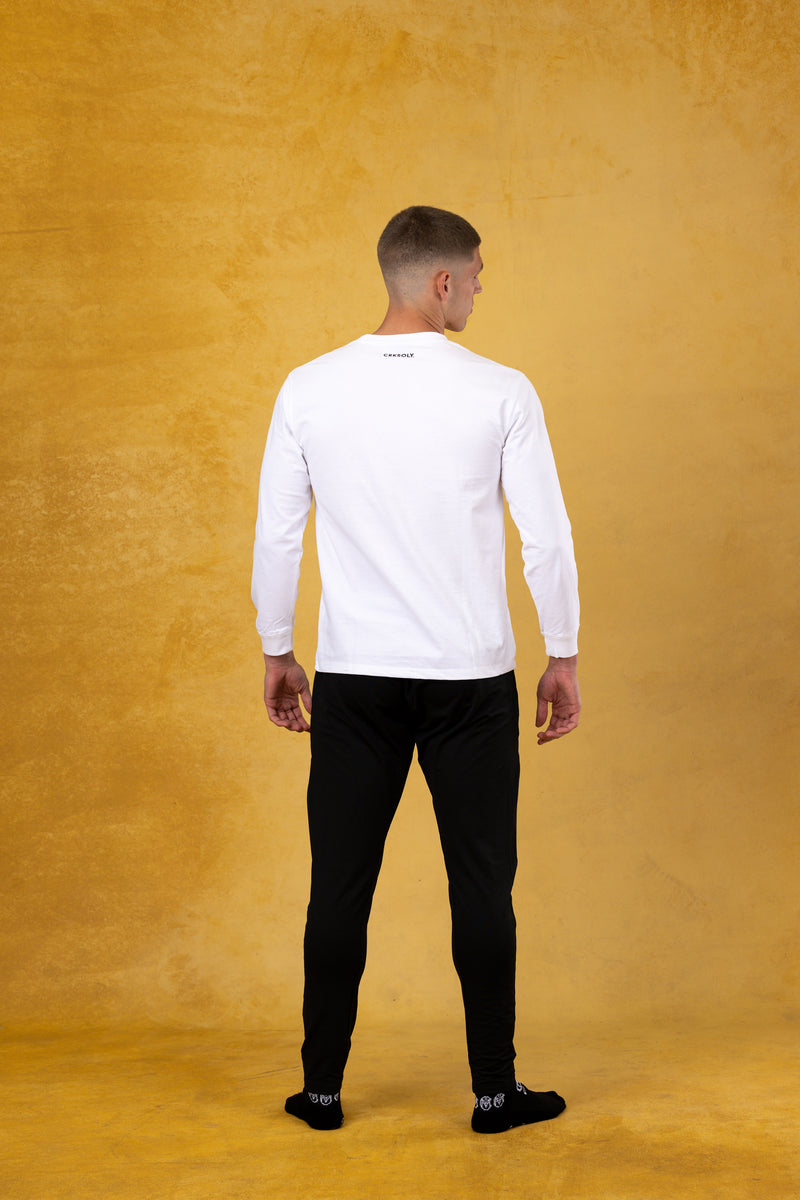 FBL. White Long Sleeve Shirt