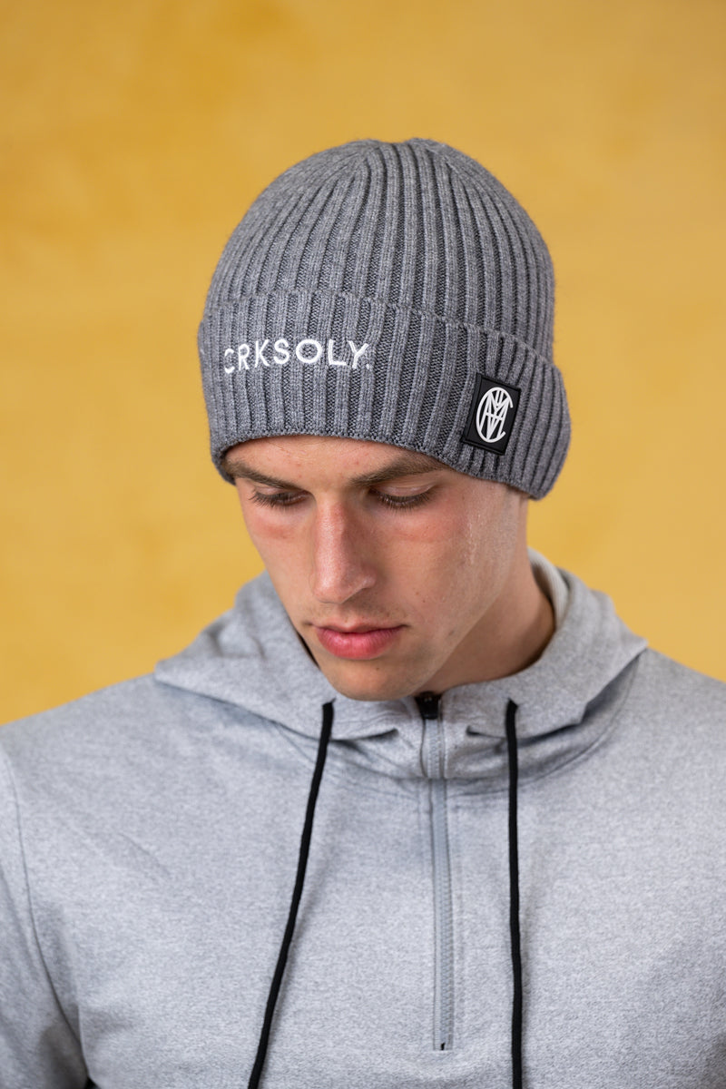 CRKSOLY. Gray Lifestyle Beanie