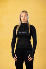 CRKSOLY. Women Black Pullover