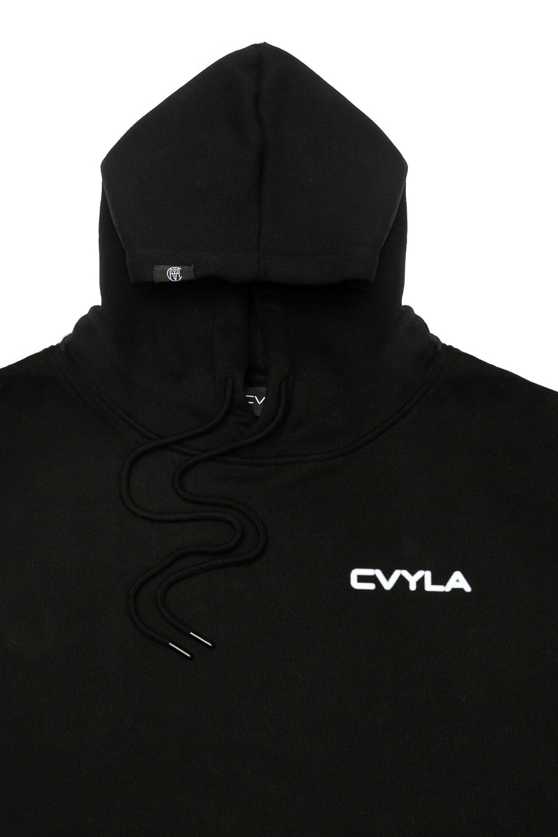 CVYLA Blurred Black Hoodie