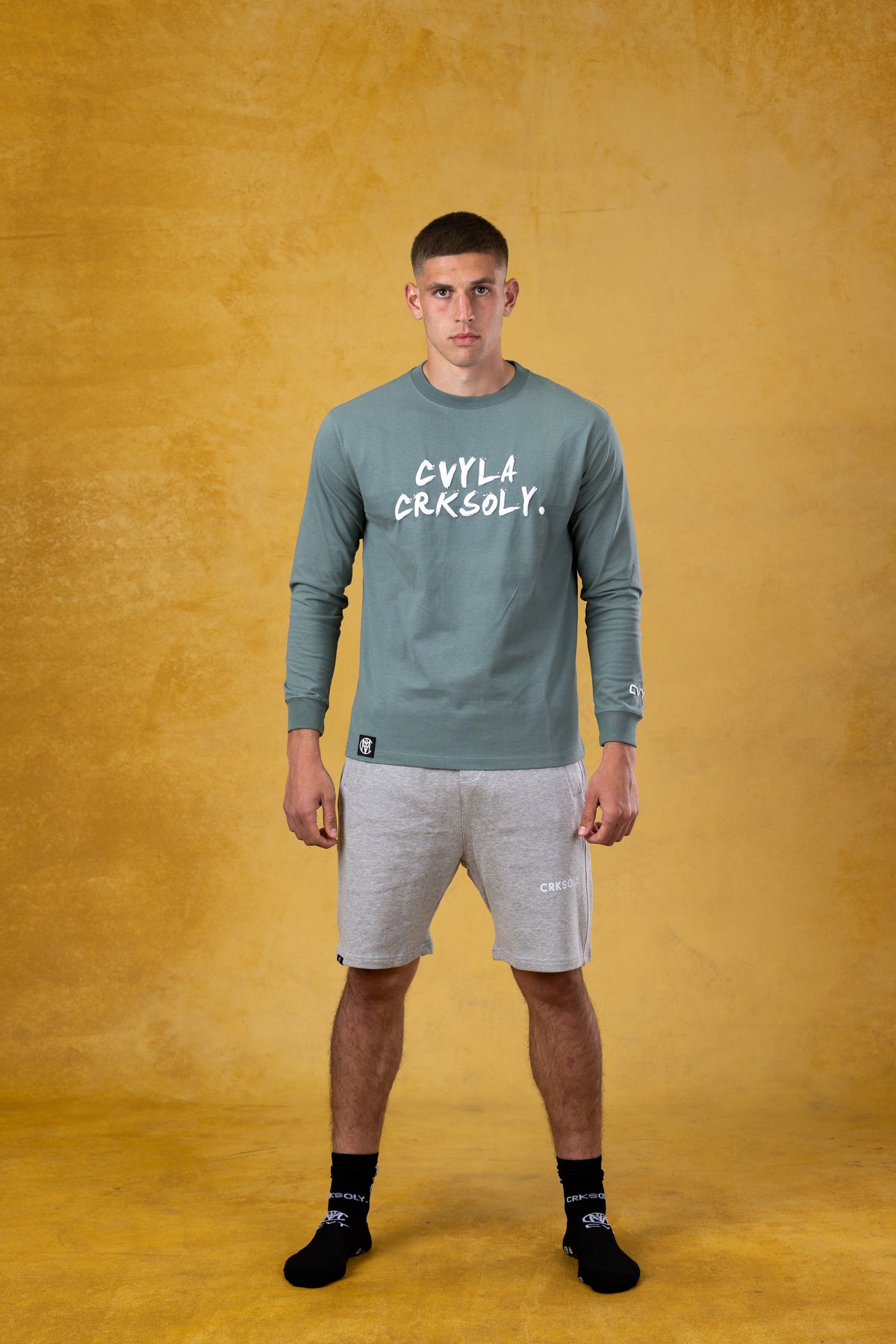 CVYLA Men x CRKSOLY. Matcha Long Sleeve, product photo 5