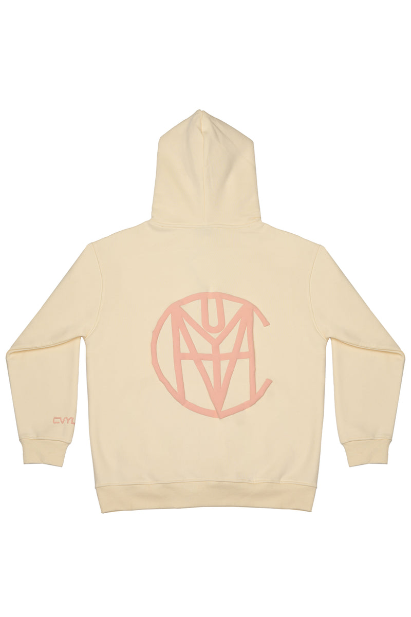 CRKSOLY. Men OFW Cream Hoodie