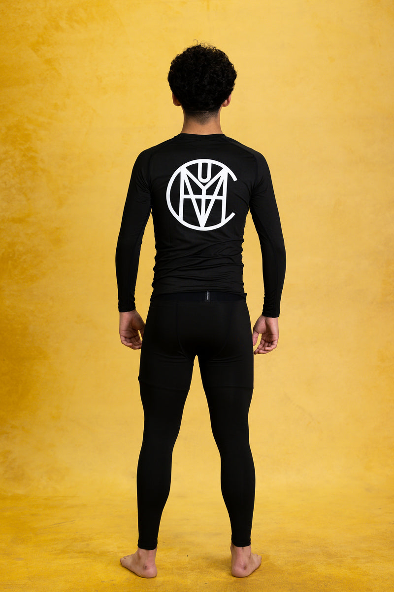 CRKSOLY. Youth Black Compression Pants