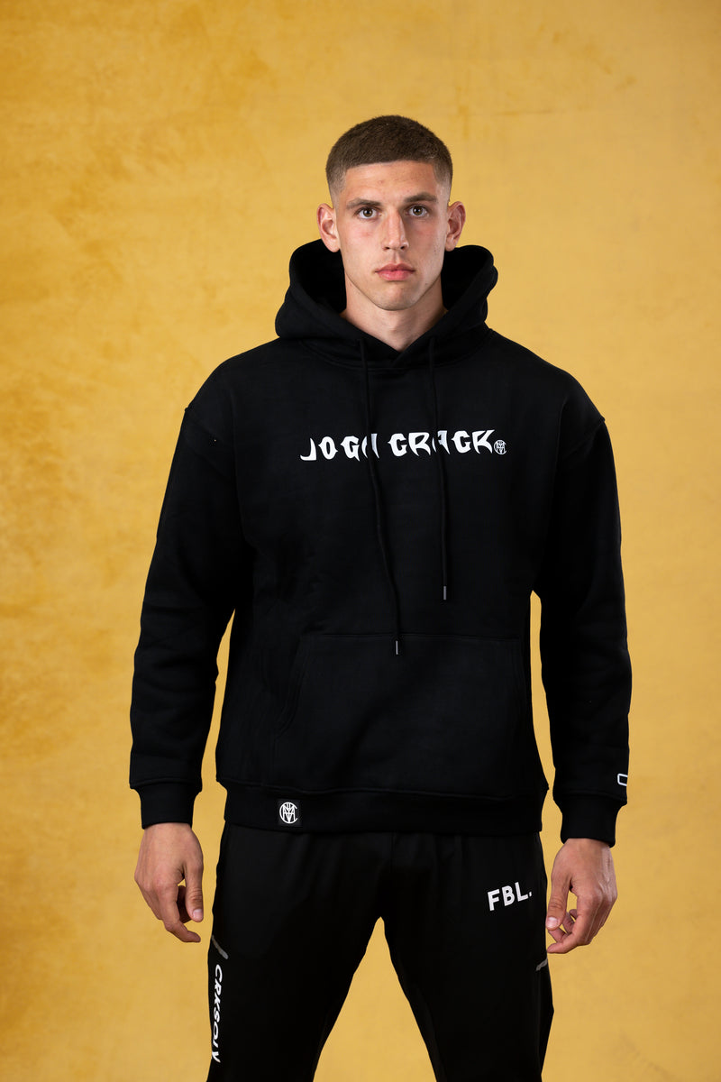 JOGA CRACK. Black Hoodie