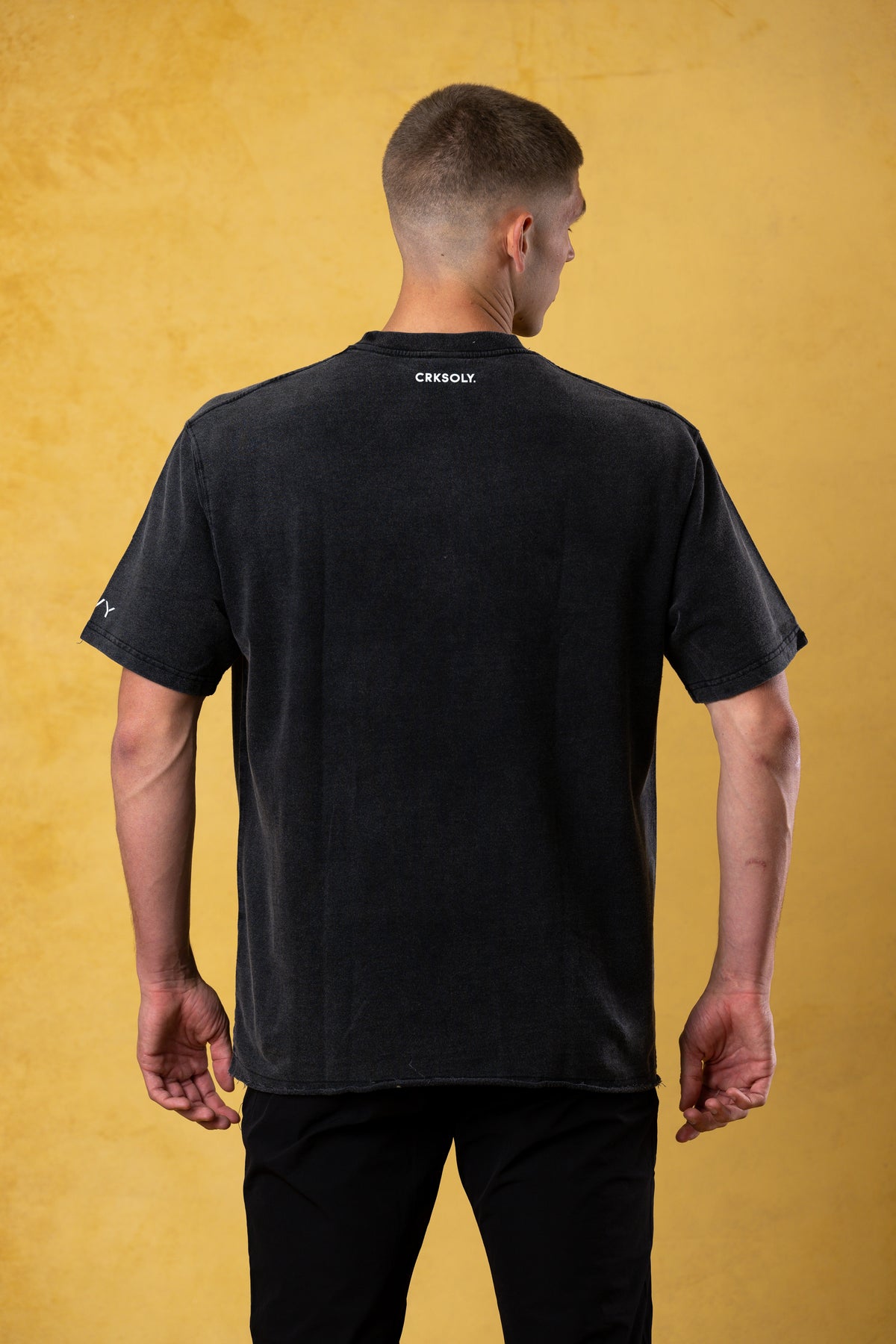 JOGA Men CRACK Black Oversize Tee, product photo 6