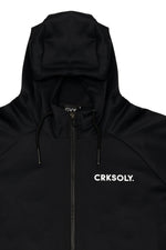 CRKSOLY. Men Black Runner’s Jacket