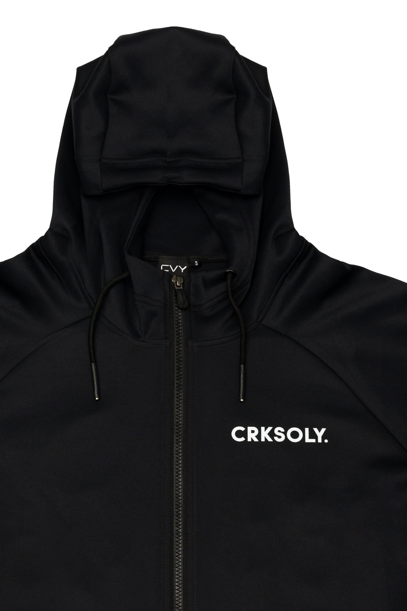 CRKSOLY. Men Black Runner’s Jacket