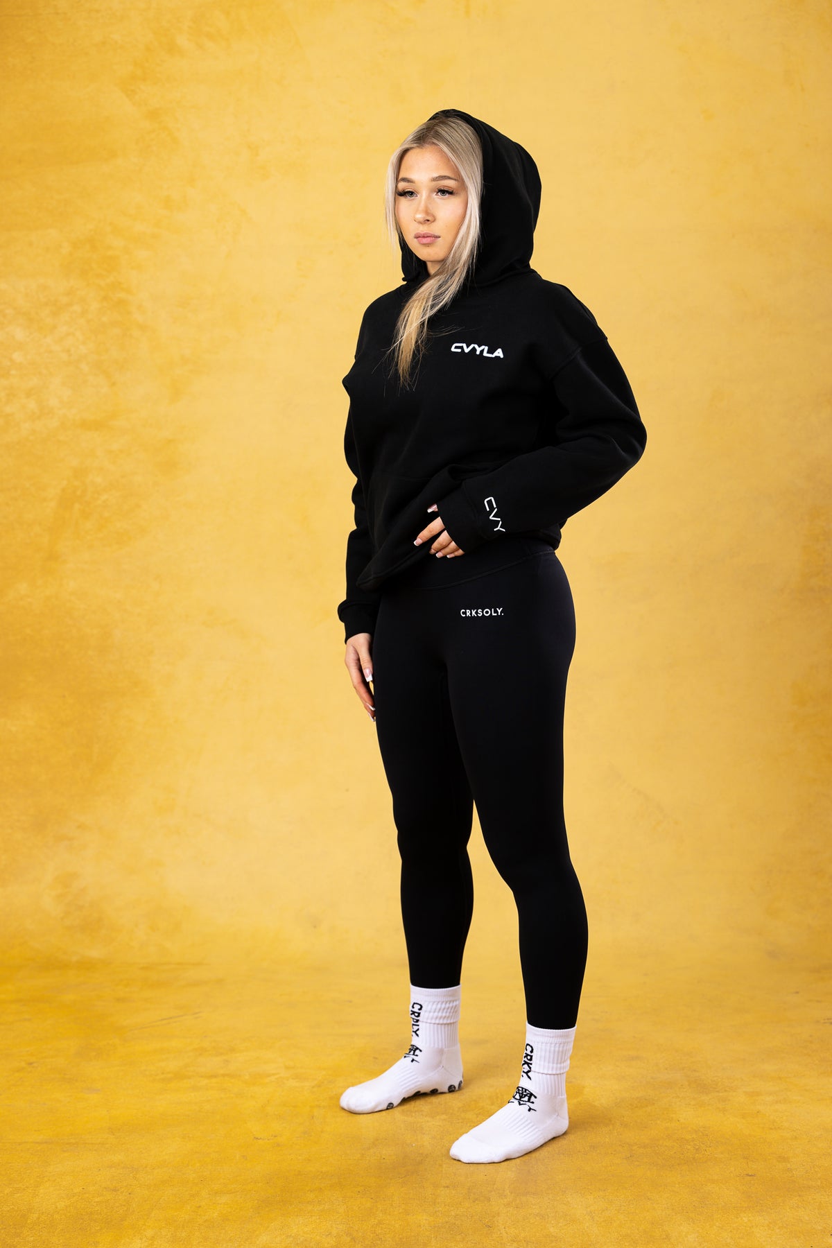 CRKSOLY. Women BLK Leggings, product photo 5