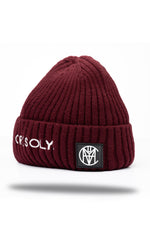 CRKSOLY. Lifestyle Maroon Beanie