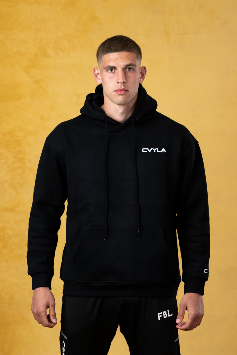 CVYLA Blurred Black Hoodie