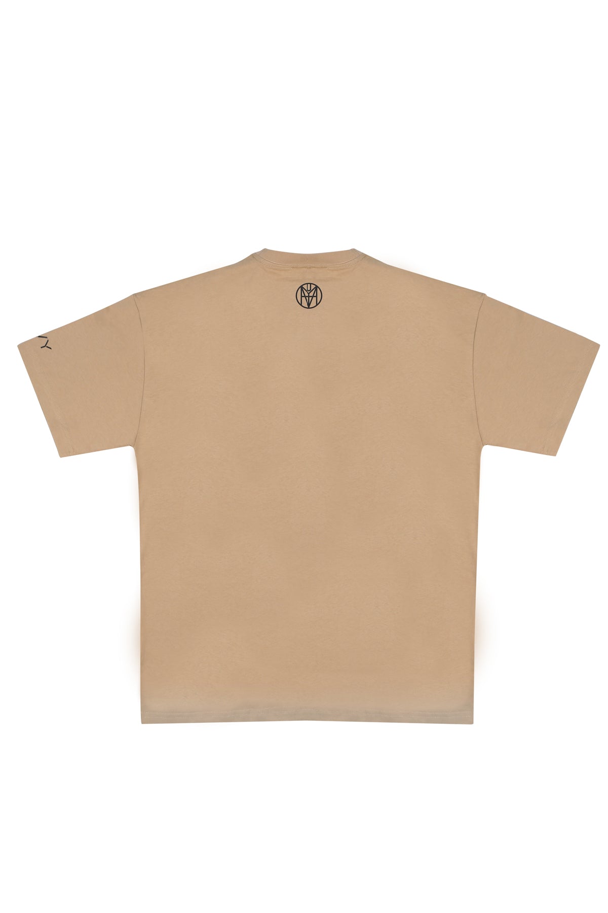 CRKSOLY. Men Faith Tan Oversize Tee, product photo 5