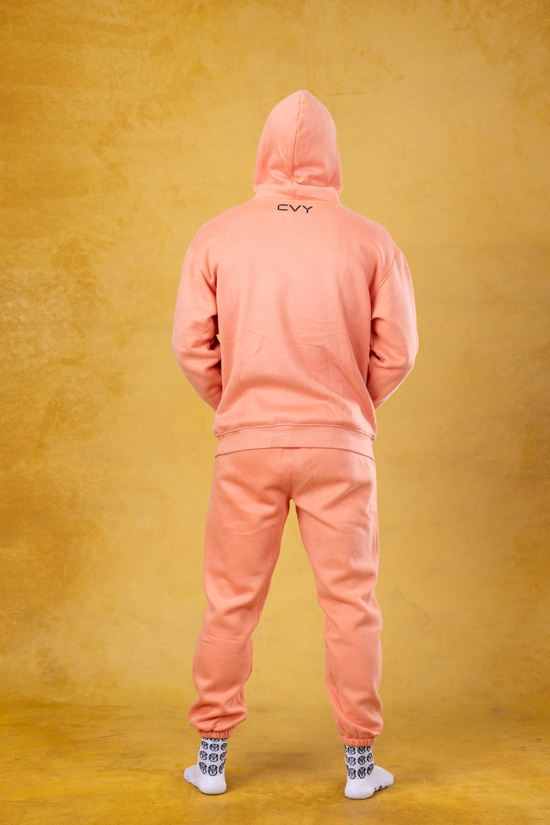 CRKSOLY. Men Coral Sweatsuit Hoodie