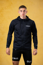 CRKSOLY. Men Black Runner’s Jacket