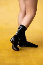 FBL. Black Training Grip Socks