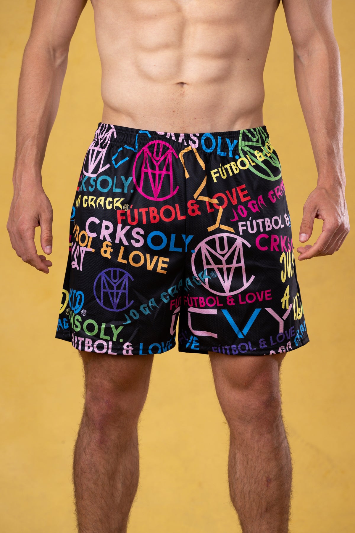 CRKSOLY. Men 5’ Monogram Shorts, product photo 1